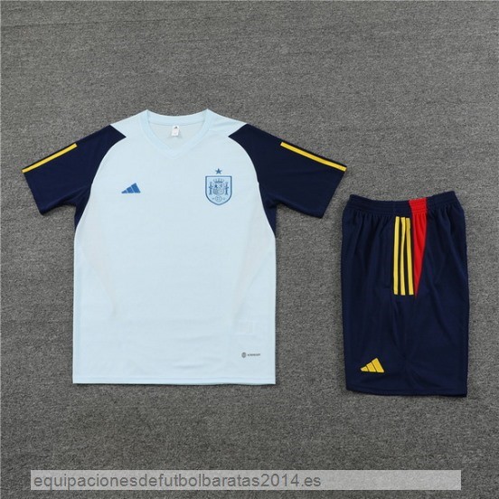 Nuevo Entrenamiento Conjunto Completo Niños Espana 2023 I Azul Baratas